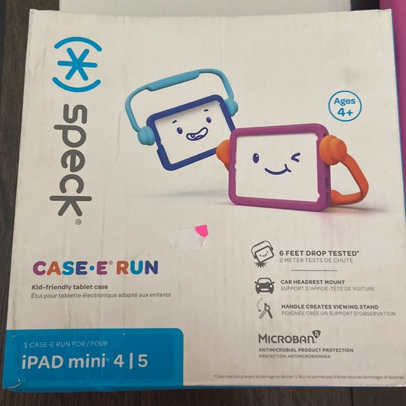 Speck Case-E Run Kids Tablet Case iPad Mini 4/5 Phone Pink Orange 6 Ft Drop New - Picture 3 of 11